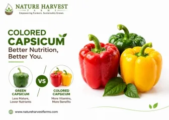 colored vs green capsicum