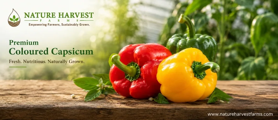 coloured capsicum supplier in Gujarat