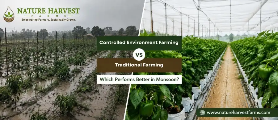 controlled environment farming in monsoon
