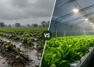 hydroponic farming vs traditional farming