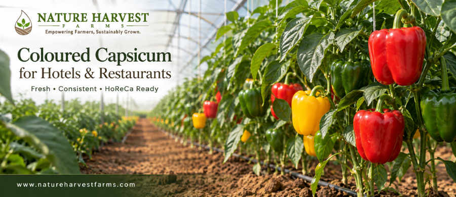 coloured capsicum supplier for restaurants