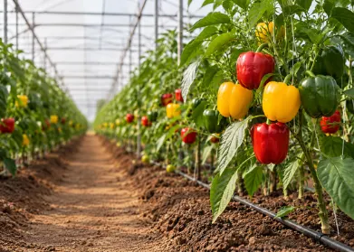 coloured capsicum supplier in Gujarat