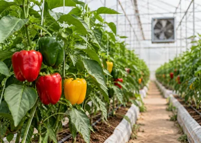 ideal temperature for capsicum